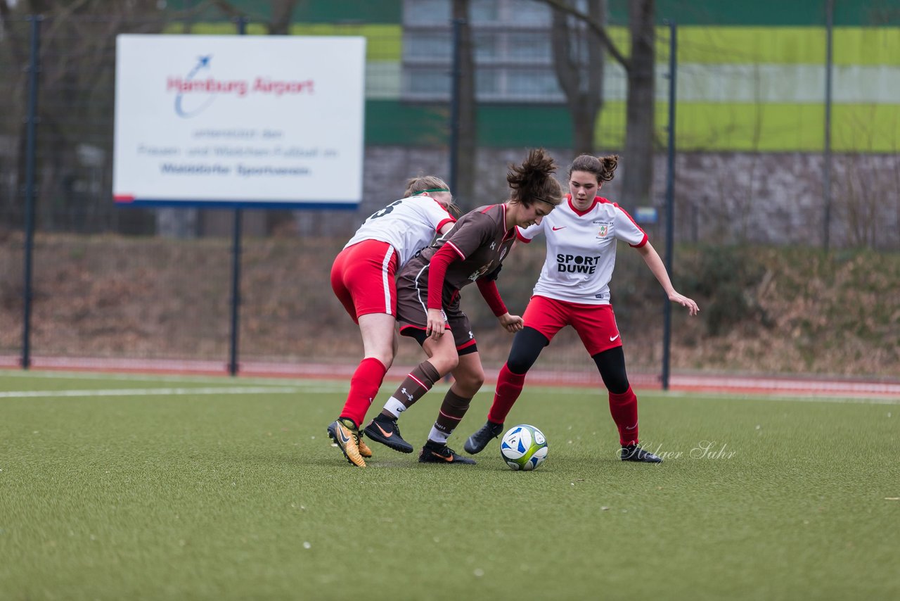 Bild 230 - B-Juniorinnen Walddoerfer - St.Pauli : Ergebnis: 4:1